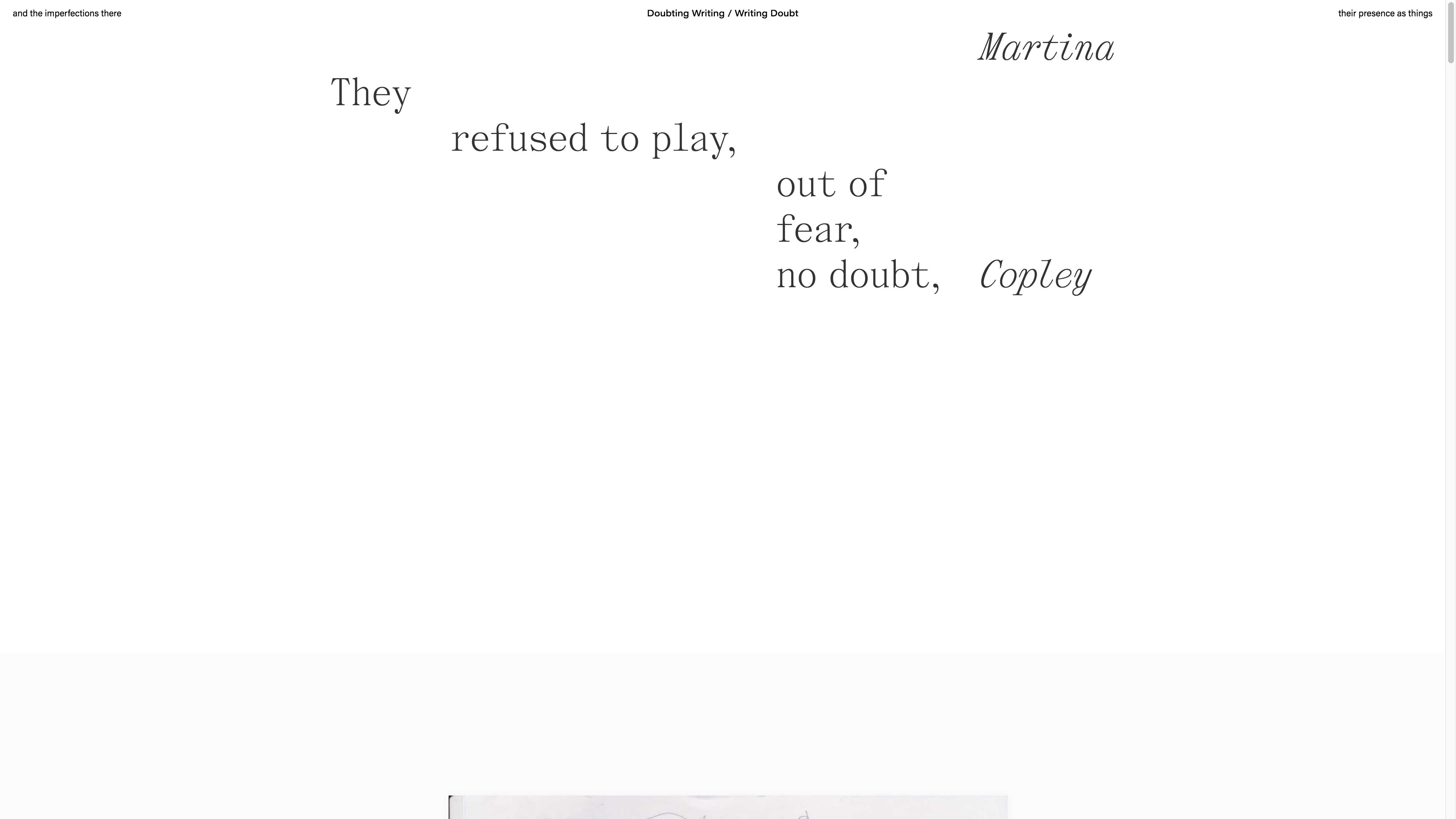 They refused to play, out of fear, no doubt thumbnail image